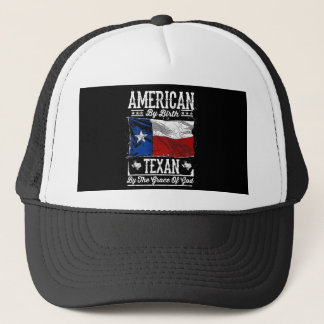 Casquette Américain par naissance. Texan par la Grâce de