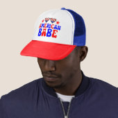 Casquette American Babe 4juillet (En situation)