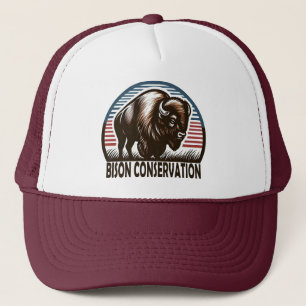 Casquette American Bison Conservation World Wildlife Day