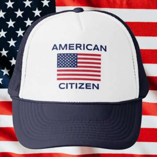 Casquette American Citizen Bold USA Flag Trucker Hat