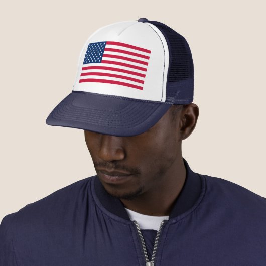 Casquette American Flag Hat - USA - Patriotic (En situation)