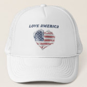 Casquette American Flag Love America Patriot (Devant)
