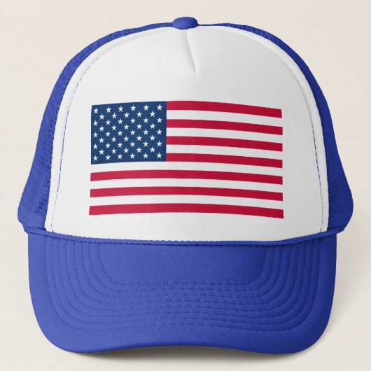 Casquette American Flag Trucker Hat USA (Devant)