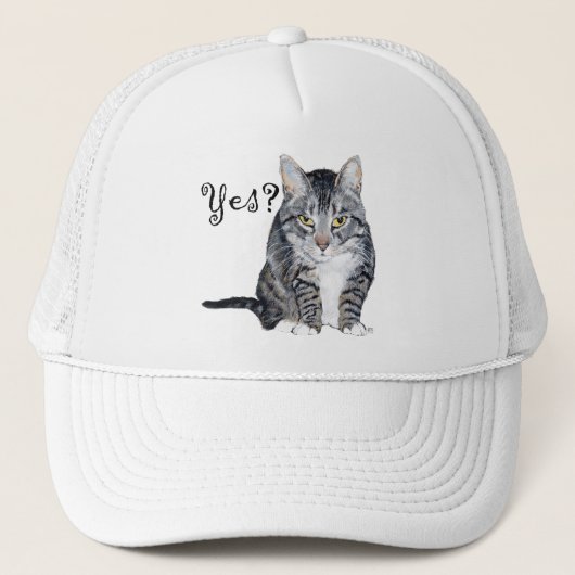 Casquette American Shorthair Cat - Oui ? (Devant)