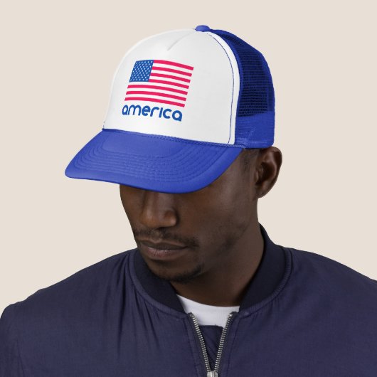Casquette Amérique (En situation)