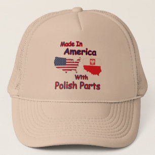 Casquette Amérique avec pièces polonaises