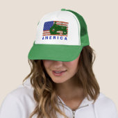 Casquette AMÉRIQUE - DRAPEAU DE Tracteur (En situation)