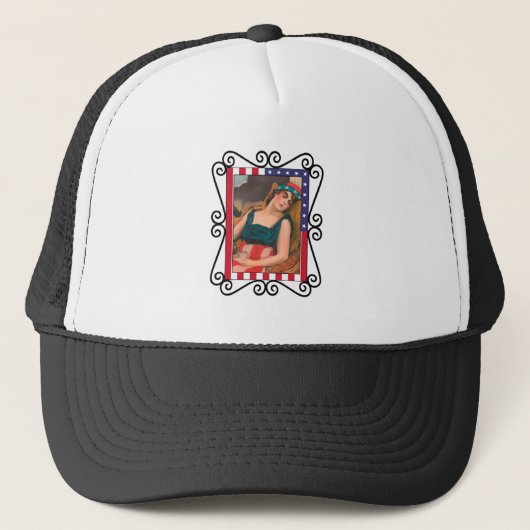 Casquette Amérique endormie (Devant)