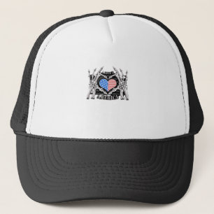 Casquette Amérique Mains de squelette