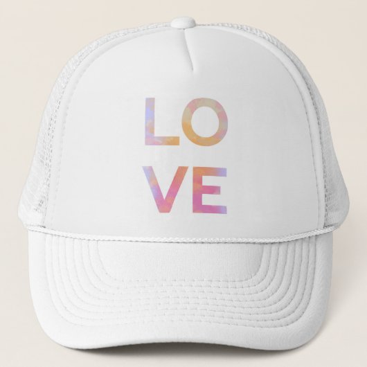 Casquette Amour, Aquarelle (Devant)