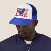 Casquette Amour-Australie (En situation)