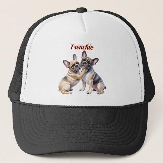 Casquette Amour de Bouledogue français (Devant)