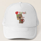 Casquette Amour de cacao d'ours de fille (Devant)