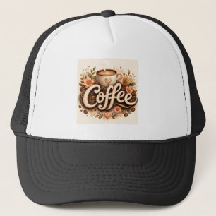 Casquette Amour de café floral