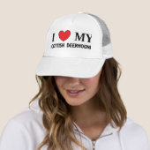 Casquette amour de deerhound écossais (En situation)