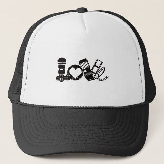 Casquette Amour de la caméra (Devant)