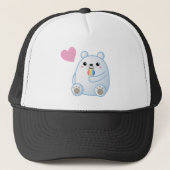 Casquette Amour d'ours blanc (Devant)