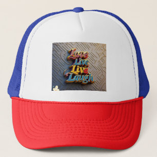 Casquette "Amour, Rire, Vivre Sur"