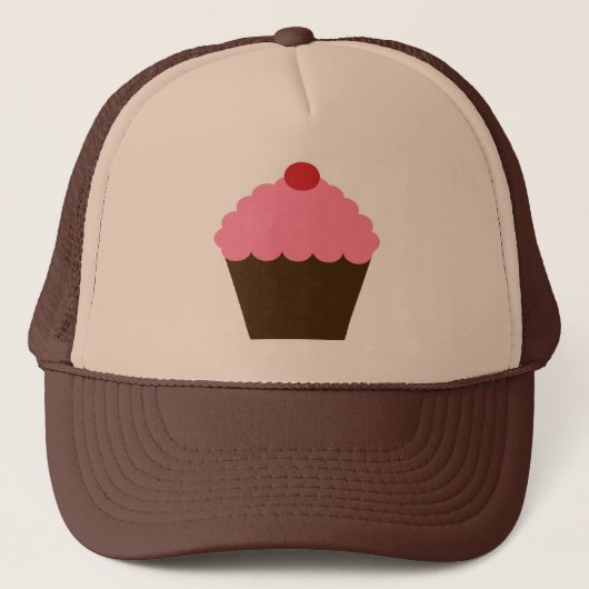Casquette Amour rose de petit gâteau (Devant)