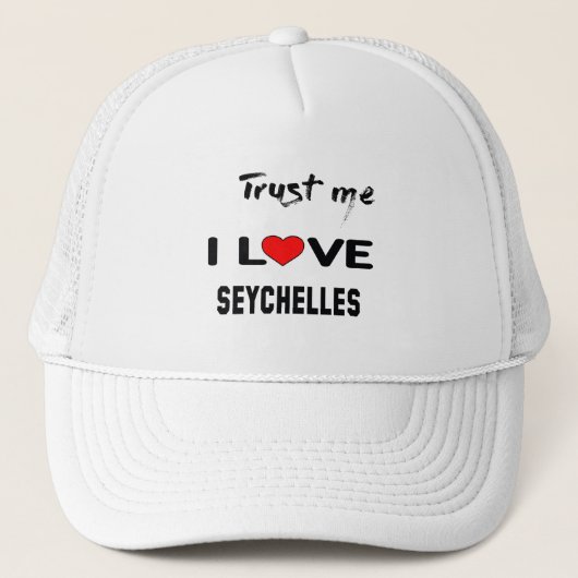 Casquette Amour Seychelles du Faites-moi confiance I (Devant)