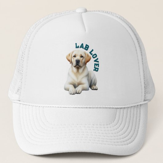 Casquette Amoureux des chiens Labrador Retriever (Devant)