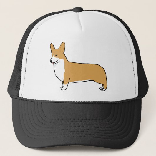 Casquette Amoureux des chiens mignon du corgi | de Gallois (Devant)