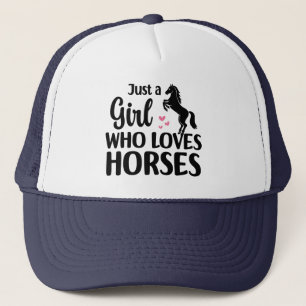 Casquette Amoureux du cheval, juste une fille qui aime les c