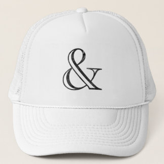 Casquette Ampersand Noir Gravé Académie