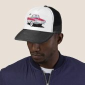 Casquette Amphicaire rouge-blanc (En situation)