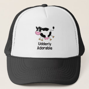 Casquette Amusant Cute Cow Pun Design de dessin