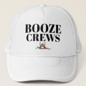Casquette Amusant Novelty Baseball Idée cadeau BOOZE CREWS T (Devant)