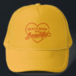 Casquette Amusant Surfer Maman pour être été Plage Bum Punny<br><div class="desc">Élevez votre style de plage avec notre chapeau de camionneur "Beach Bumps and Beautiful", adapté aux mamans en attente. Lancez votre boule rayonnante avec confiance et confort, embrassant le soleil d'été dans le style. Conçu pour célébrer votre voyage de grossesse, ce camionneur chic est un must pour les mamans amoureuses...</div>