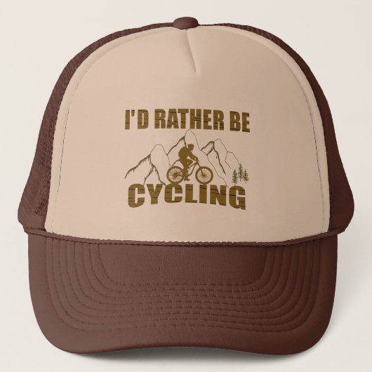 Casquette amusant vélo dire fan (Devant)