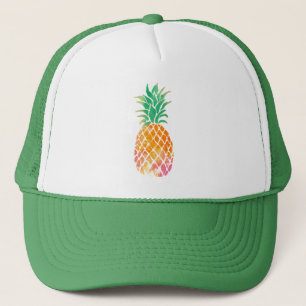 Casquette ananas aquarelle