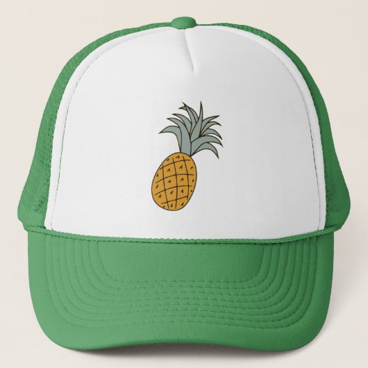 Casquette Ananas cool amusant (Devant)