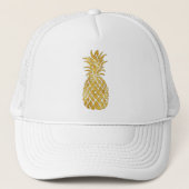 Casquette ananas doré (Devant)