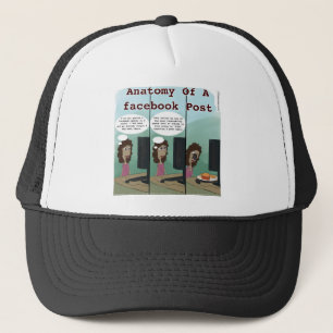 Casquette Anatomie D'Un Facebook Post Drôle