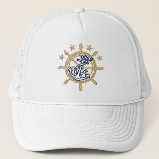 Casquette Anchor de Nautical Wheel Golden (Devant)