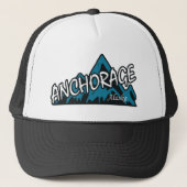 Casquette Anchorage Alaska Mountains (Devant)