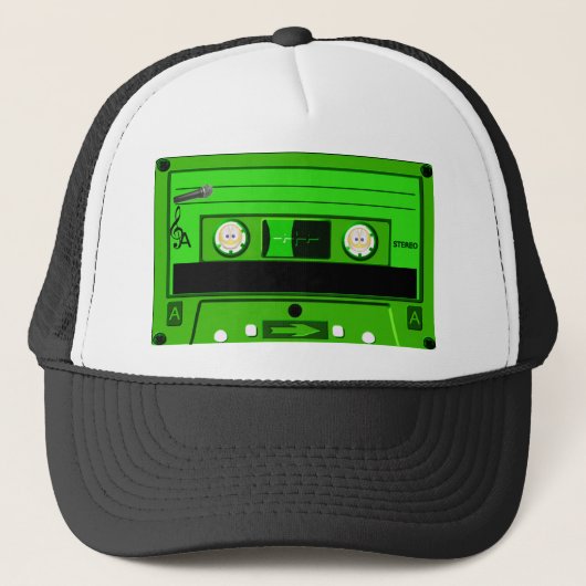 Casquette Ancienne école, Cassette_ (Devant)