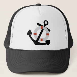 Casquette ancre et sauveteur de vie