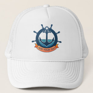 Casquette Ancre nautique personnalisée et vacances pour amou