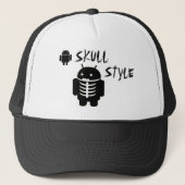 Casquette Android SKULL STYLE (Devant)
