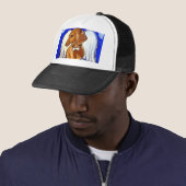 Casquette Ange Dachshund (En situation)