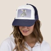 Casquette Ange de neige (En situation)