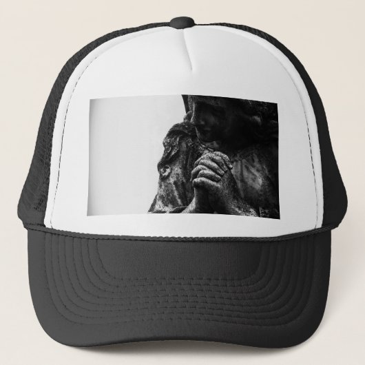 Casquette Ange déchu dans la prière (Devant)