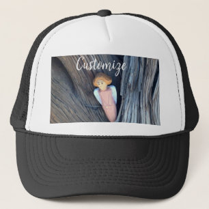 Casquette Ange sculpté dans l'arbre Thunder Cove