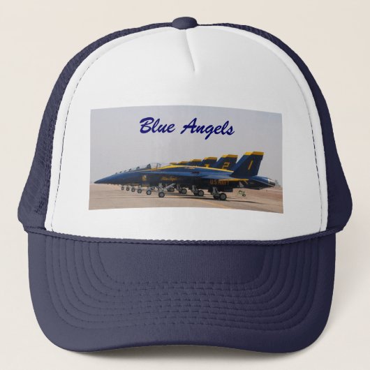 Casquette Anges bleus, anges bleus (Devant)