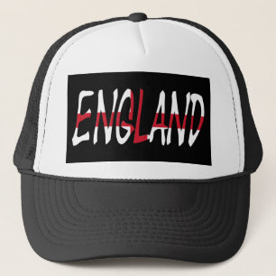 Casquette Angleterre superposée sur le drapeau anglais thcn