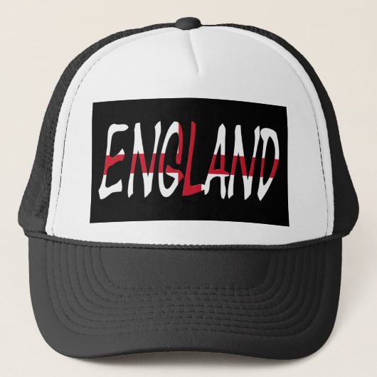 Casquette Angleterre superposée sur le drapeau anglais thcn (Devant)